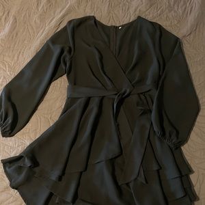 Amazon Brand: Little Long Sleeve Black Dress